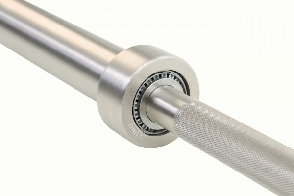 Detail Olympic Stange USA 220 cm belastbar bis 315kg_5002