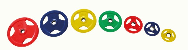 Olympic Gummischeiben farbig mit Griff_520125FG-522500FG